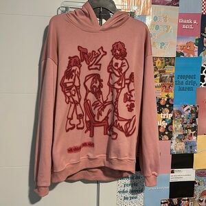 Pink Aelfric Eden hoodie
